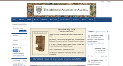 Desktop Screenshot of medievalacademy.org