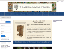 Tablet Screenshot of medievalacademy.org